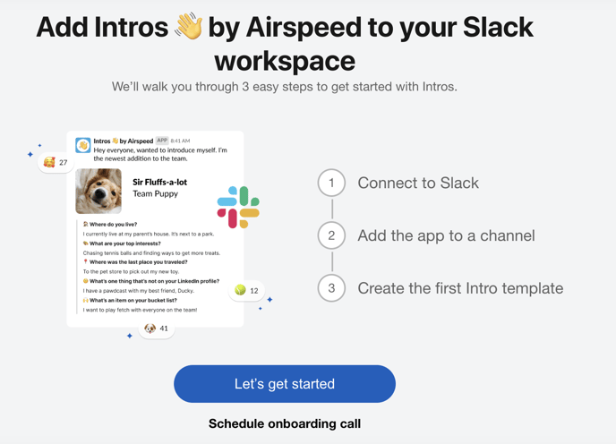 Add Intros to Slack