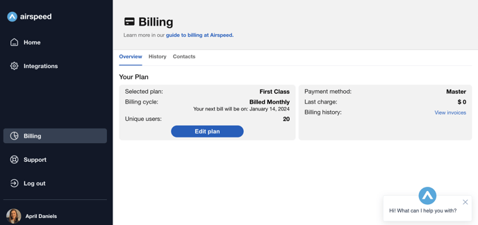 Billing Console